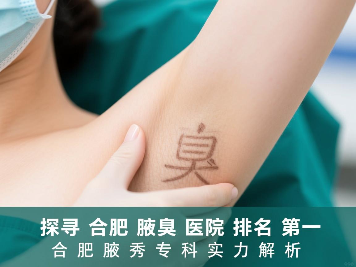 探寻合肥腋臭医院排名第一,合肥腋秀专科实力解析 探寻合肥腋臭医院排名第一,合肥腋秀专科实力解析