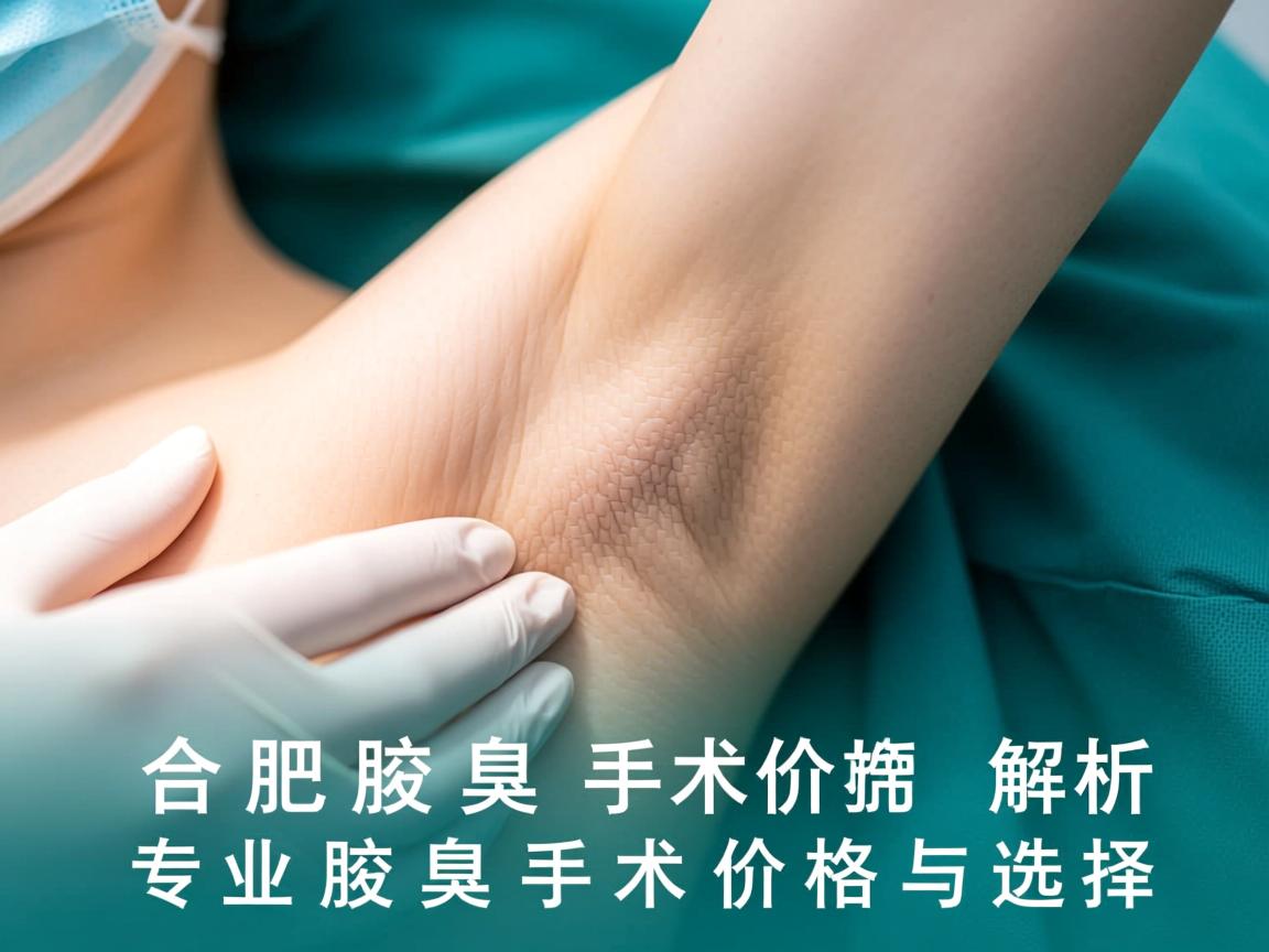 合肥腋臭手术价格解析，专业解读腋臭手术价格与选择
