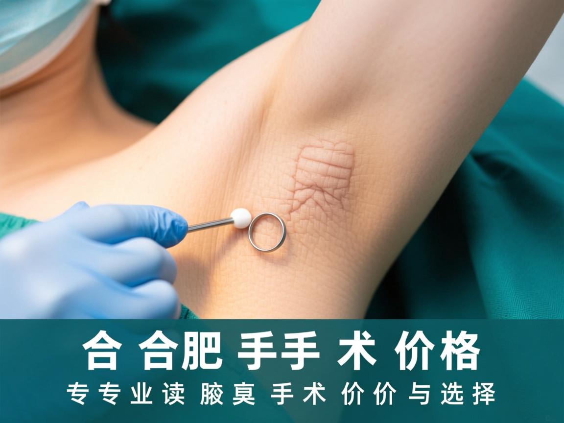 合肥腋臭手术价格解析，专业解读腋臭手术价格与选择
