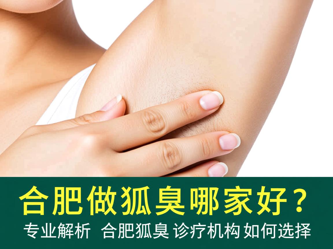 合肥做狐臭哪家好？专业解析合肥狐臭诊疗机构如何选择