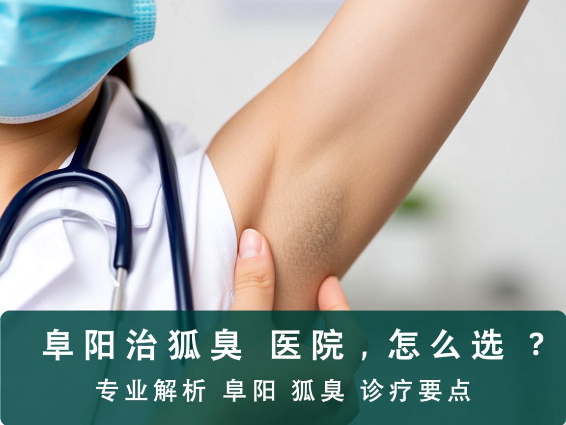 阜阳治狐臭医院怎么选？专业解析阜阳狐臭诊疗要点