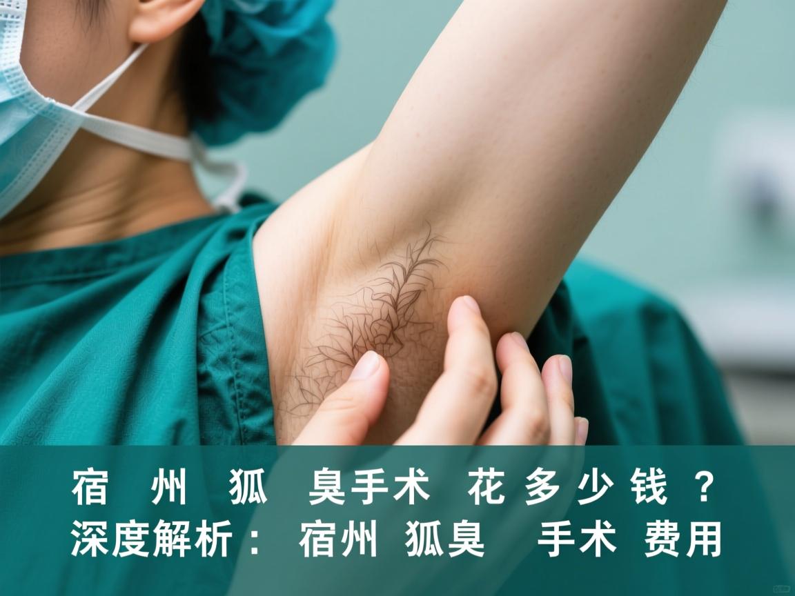 宿州狐臭手术花多少钱？深度解析宿州狐臭手术费用