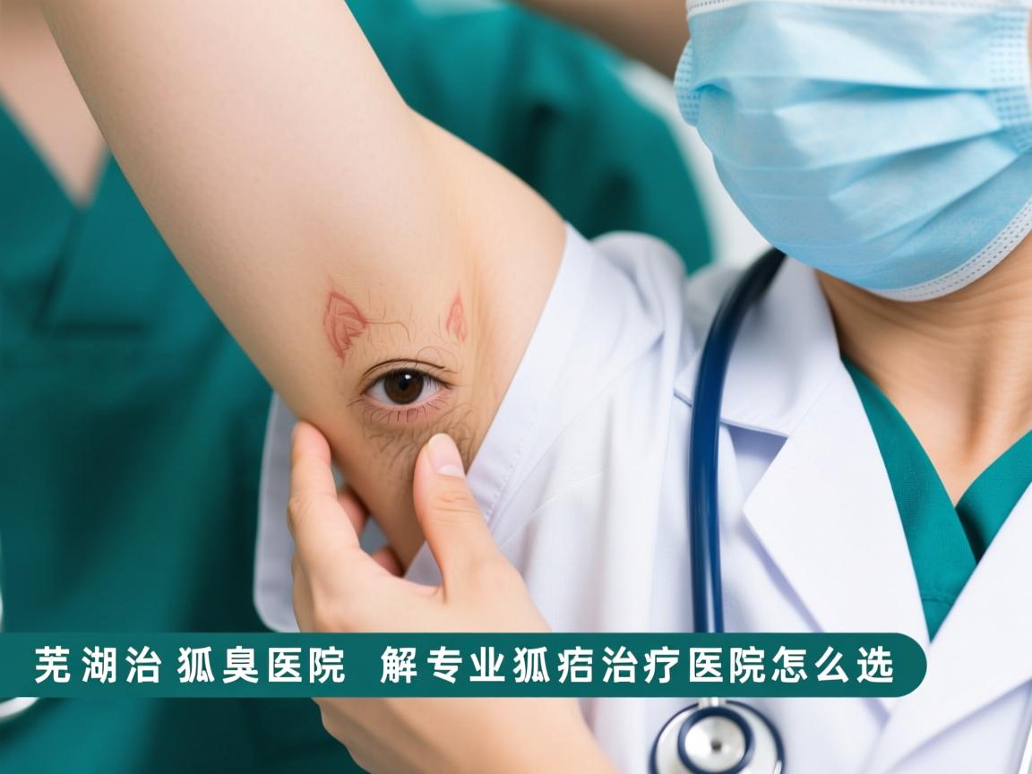芜湖治狐臭医院解析，专业狐臭治疗医院怎么选