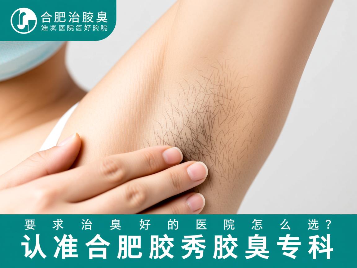 合肥治腋臭好的医院怎么选？认准合肥腋秀腋臭专科