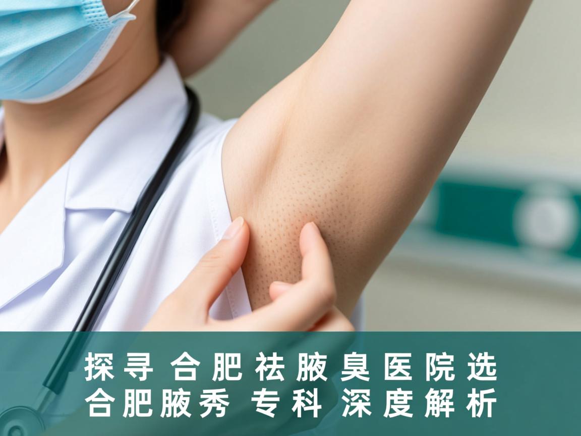 探寻合肥祛腋臭医院的专业之选，合肥腋秀专科深度解析