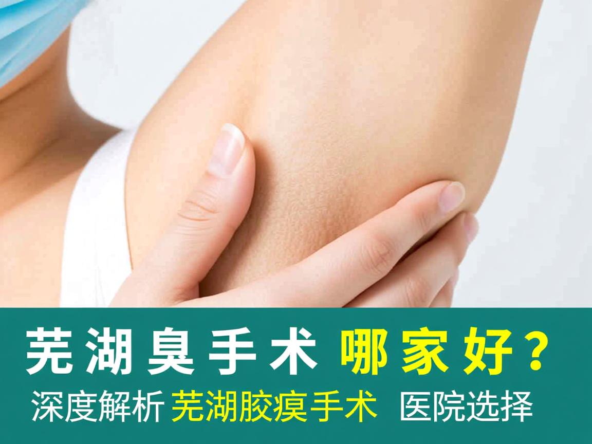 芜湖腋臭手术哪家好？深度解析芜湖腋臭手术医院选择