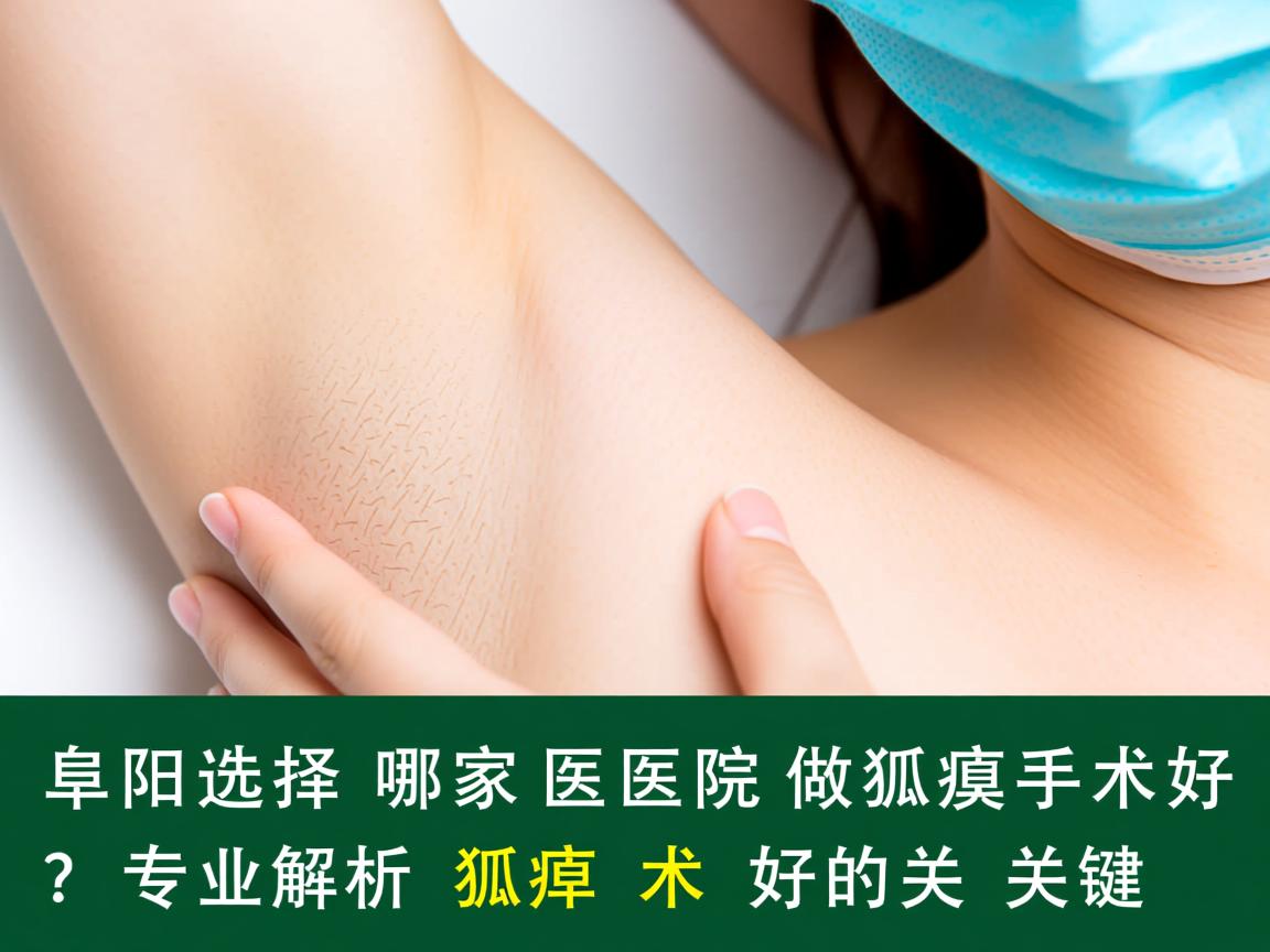 阜阳选择哪家医院做狐臭手术好？专业解析狐臭术好的关键