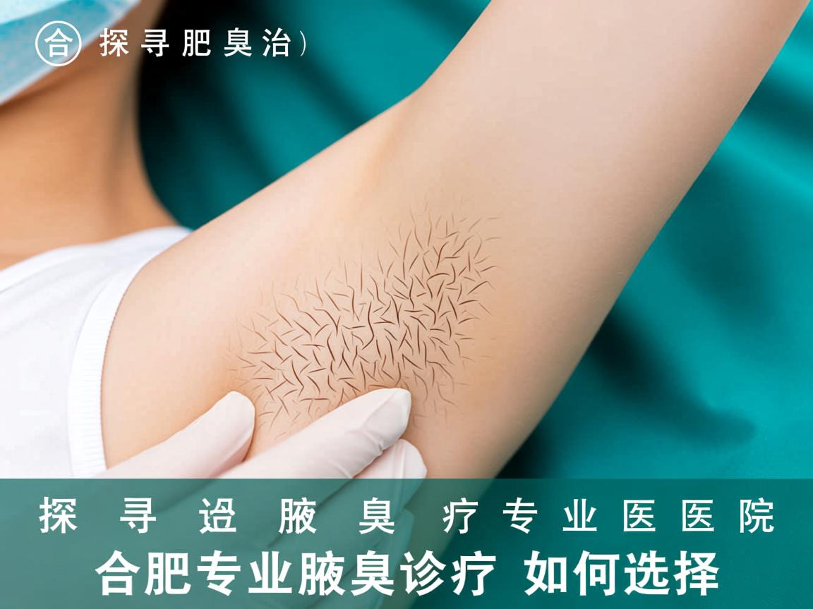 探寻合肥腋臭治疗专业医院，合肥专业腋臭诊疗如何选择