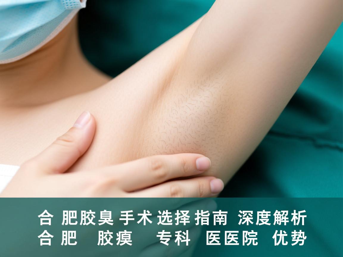 合肥腋臭手术选择指南，深度解析合肥腋臭专科医院优势