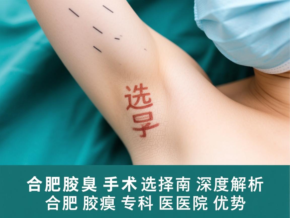 合肥腋臭手术选择指南，深度解析合肥腋臭专科医院优势