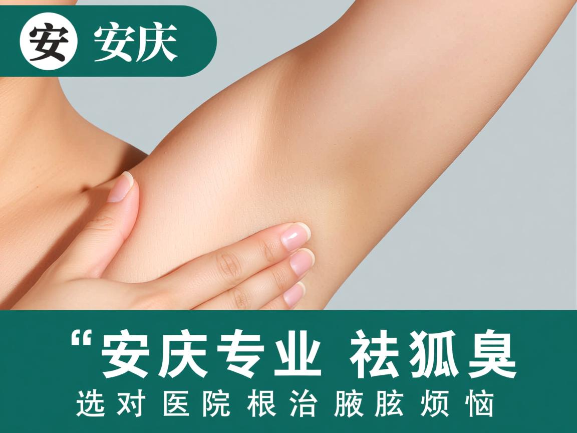 安庆专业祛狐臭，选对医院根治腋臭烦恼