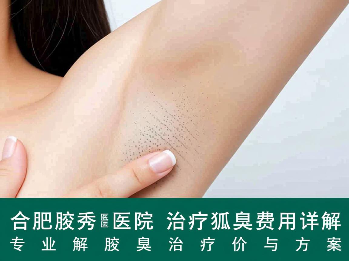 合肥腋秀医院治疗狐臭费用详解，专业解析腋臭治疗价格与方案