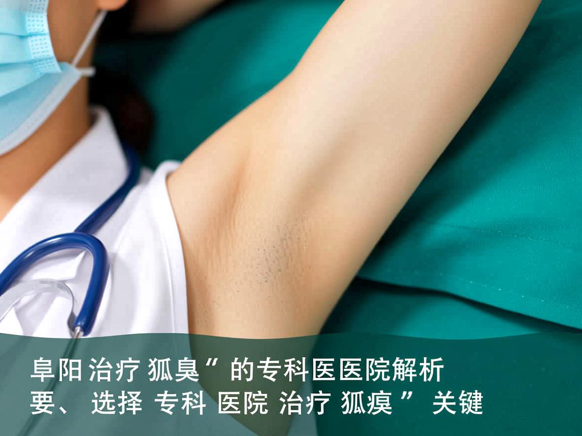 阜阳治疗狐臭的专科医院解析，选择专科医院治疗狐臭的关键