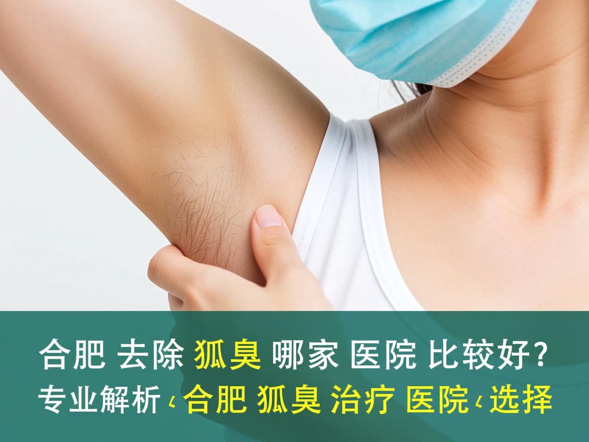 合肥去除狐臭哪家医院比较好？专业解析合肥狐臭治疗医院的选择