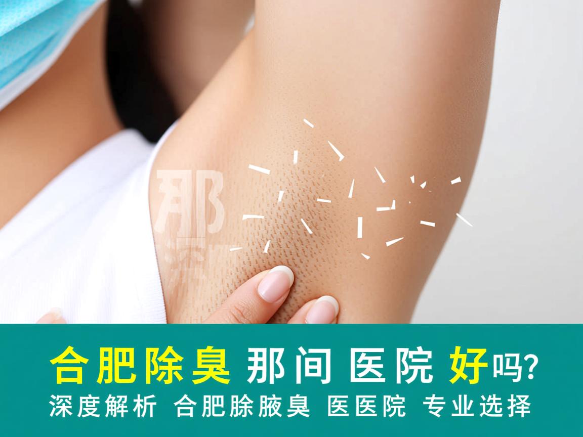 合肥除腋臭那间医院好吗？深度解析合肥除腋臭医院的专业选择
