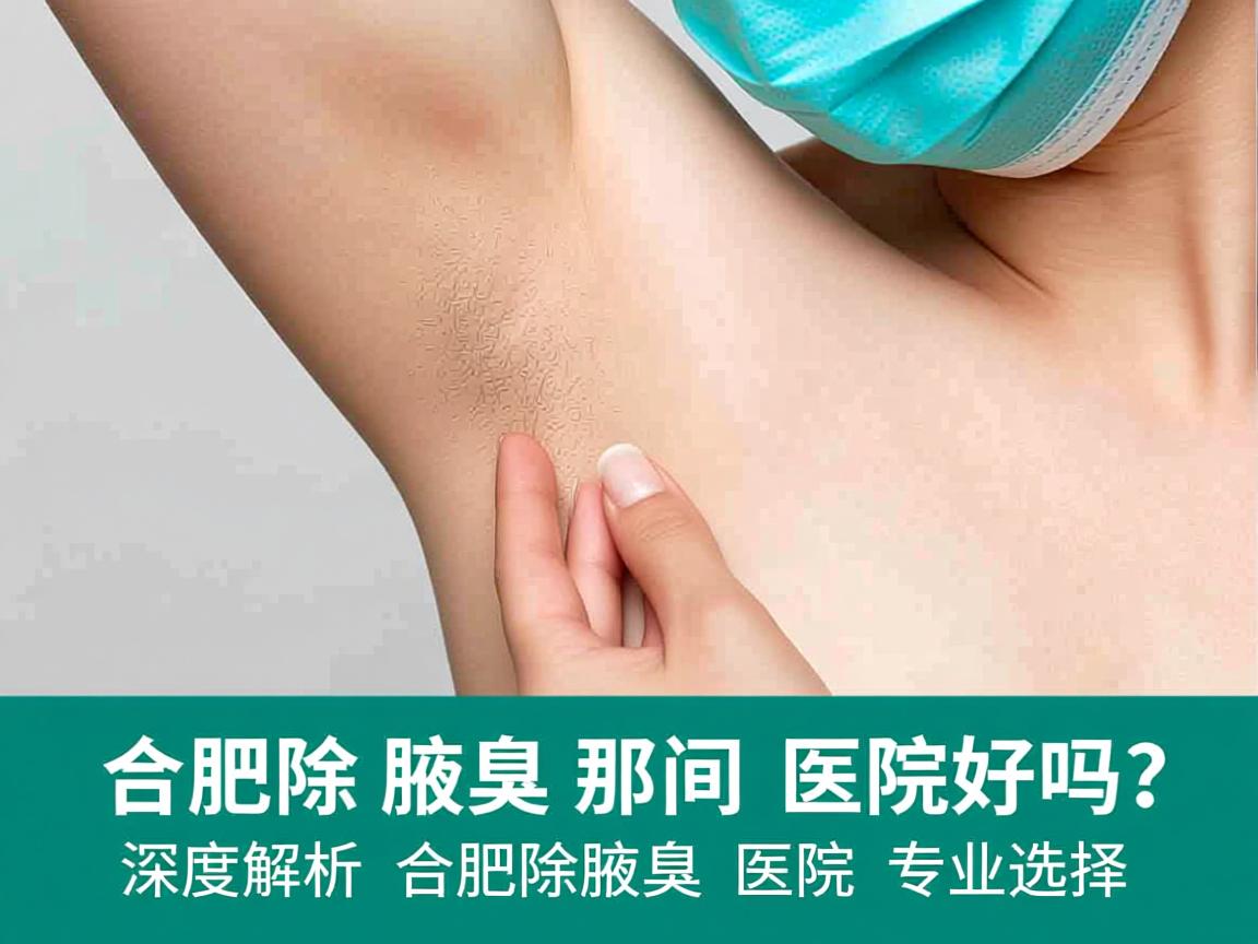 合肥除腋臭那间医院好吗？深度解析合肥除腋臭医院的专业选择