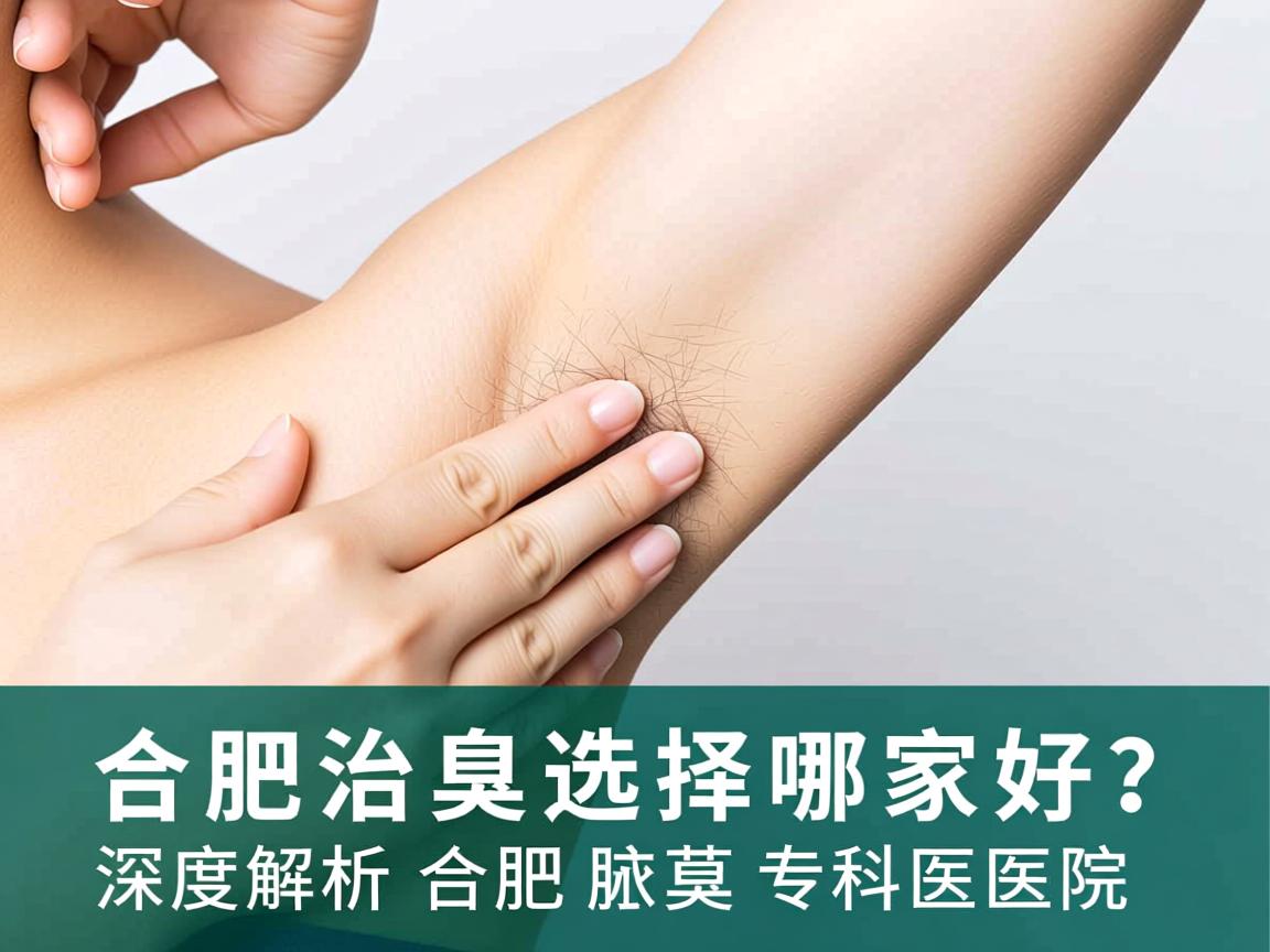 合肥治腋臭选择哪家好？深度解析合肥腋臭专科医院