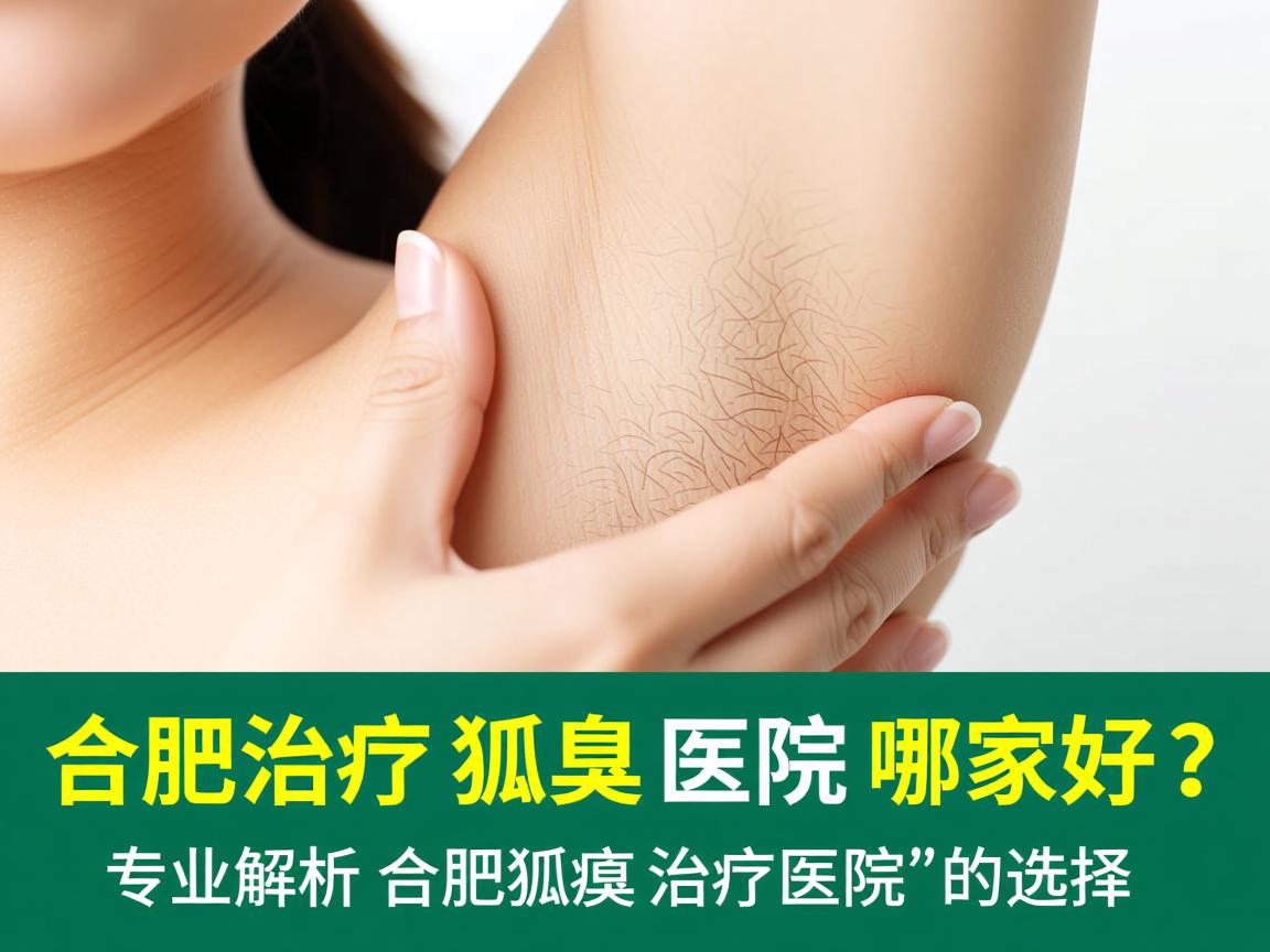 合肥治疗狐臭医院哪家好？专业解析合肥狐臭治疗医院的选择