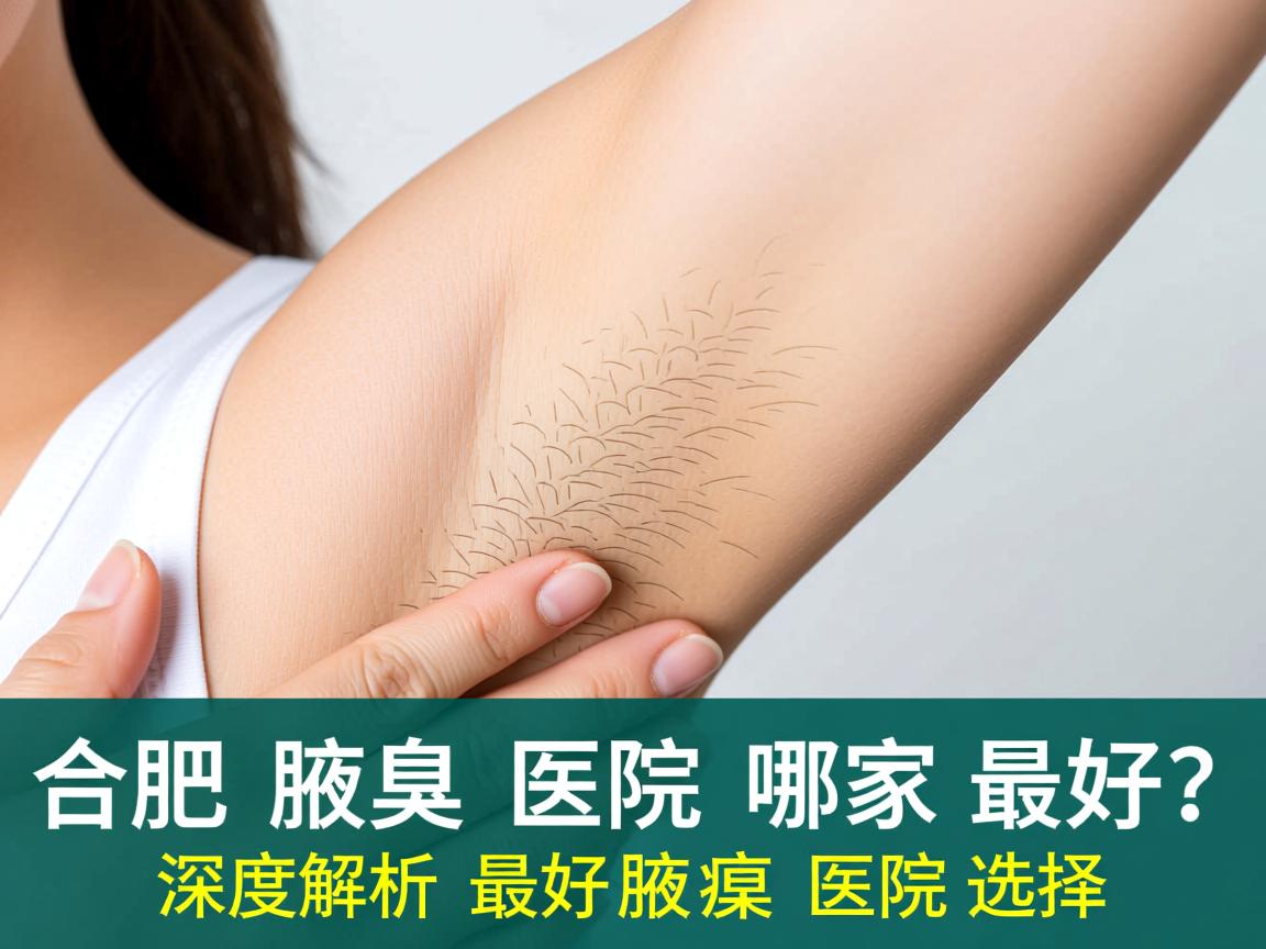 合肥去腋臭医院哪家最好？深度解析最好腋臭医院的选择