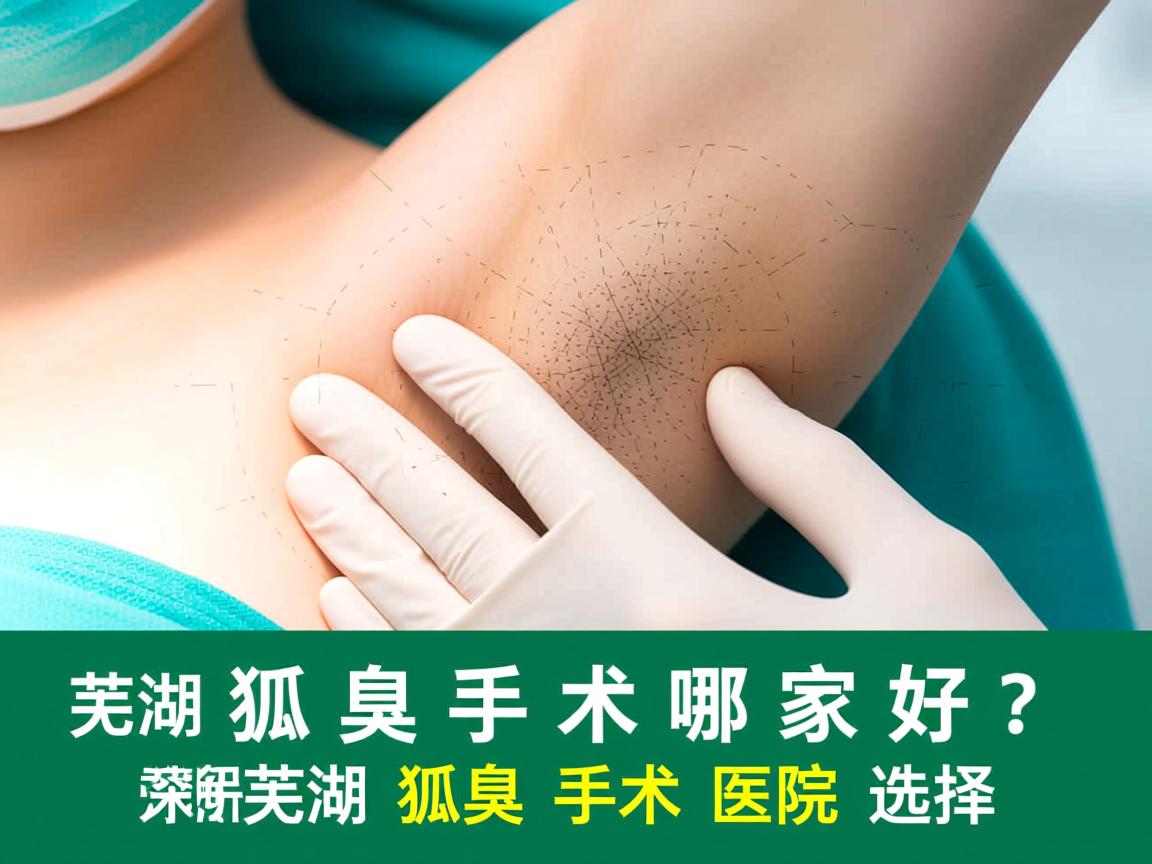 芜湖开狐臭手术哪家好？深度解析芜湖狐臭手术医院选择