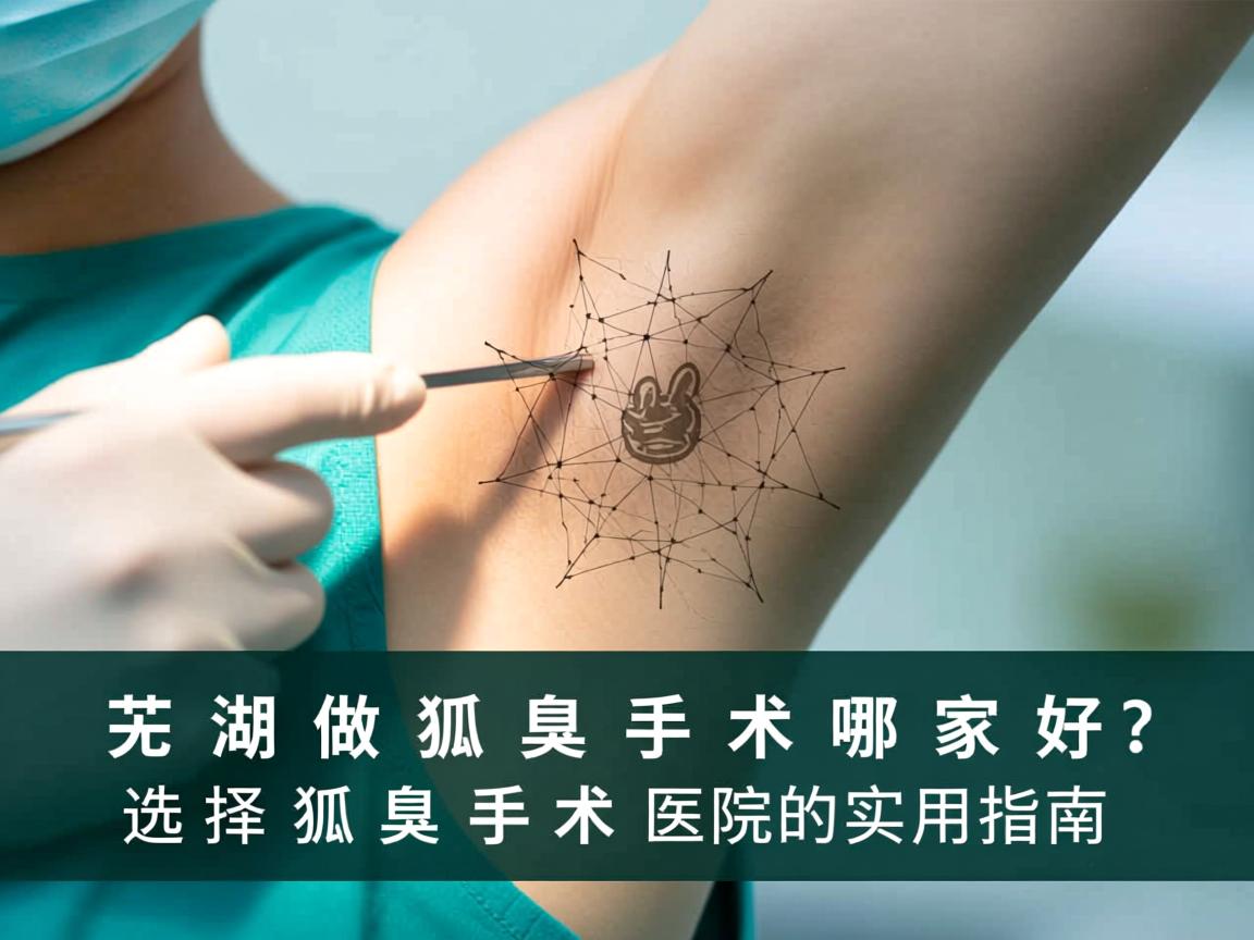 芜湖做狐臭手术哪家好？选择狐臭手术医院的实用指南