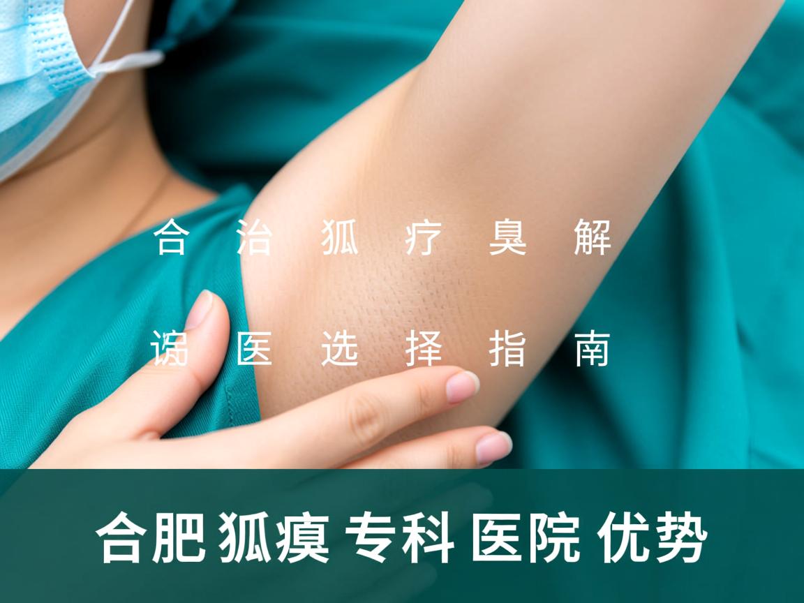 合肥治疗狐臭医院选择指南，详解合肥狐臭专科医院优势