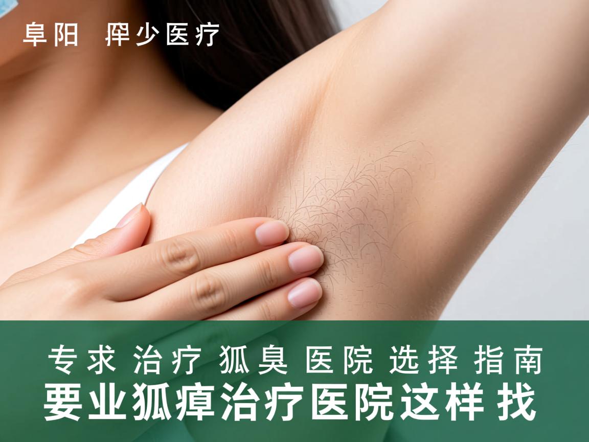 阜阳治疗狐臭医院选择指南，专业狐臭治疗医院这样找
