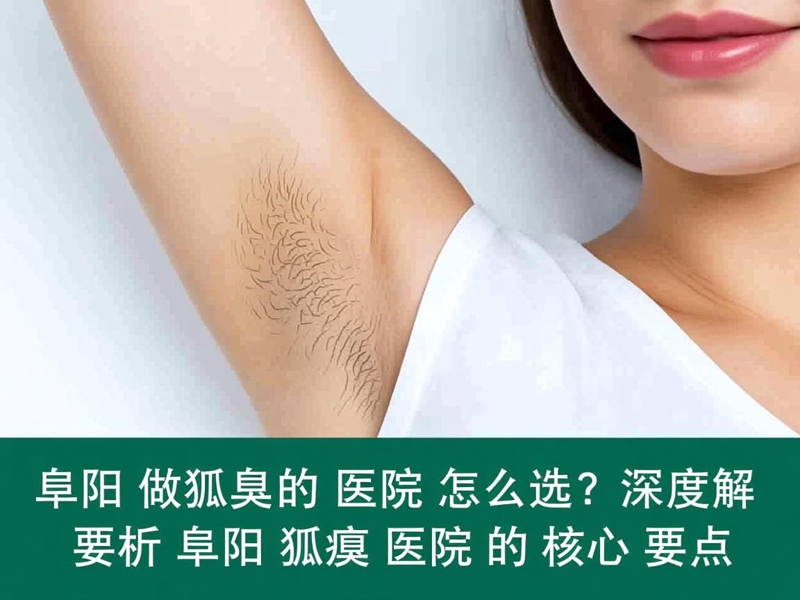 阜阳做狐臭的医院怎么选？深度解析阜阳狐臭医院的核心要点