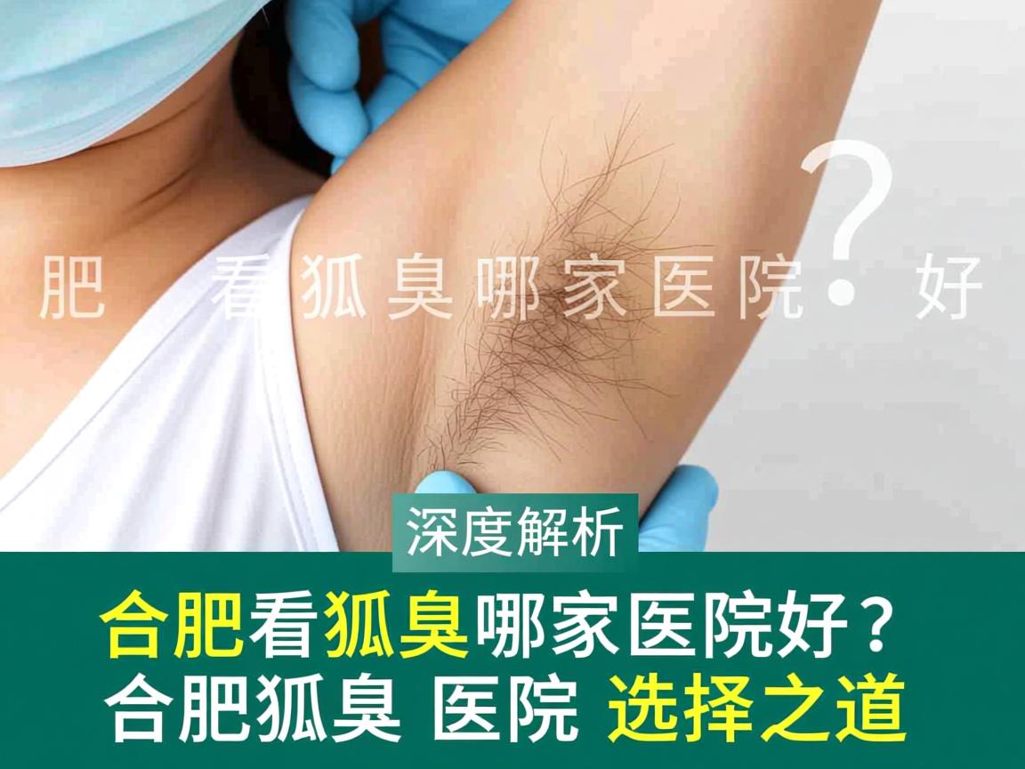 合肥看狐臭哪家医院好？深度解析合肥狐臭医院选择之道
