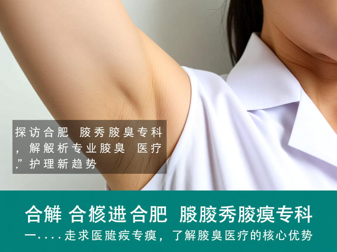 探访合肥腋秀腋臭专科，解析专业腋臭医疗护理新趋势
一，走进合肥腋秀腋臭专科，了解腋臭医疗的核心优势
