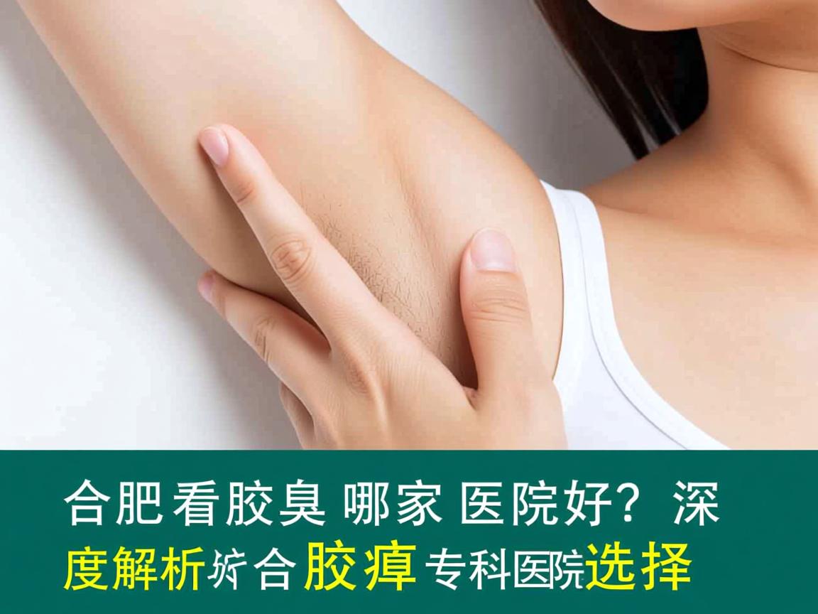 合肥看腋臭哪家医院好？深度解析合肥腋臭专科医院选择