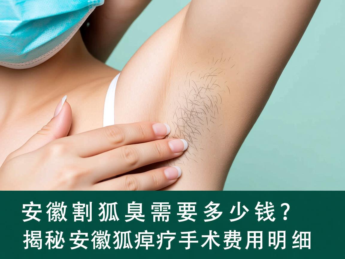 安徽割狐臭需要多少钱？揭秘安徽狐臭手术费用明细