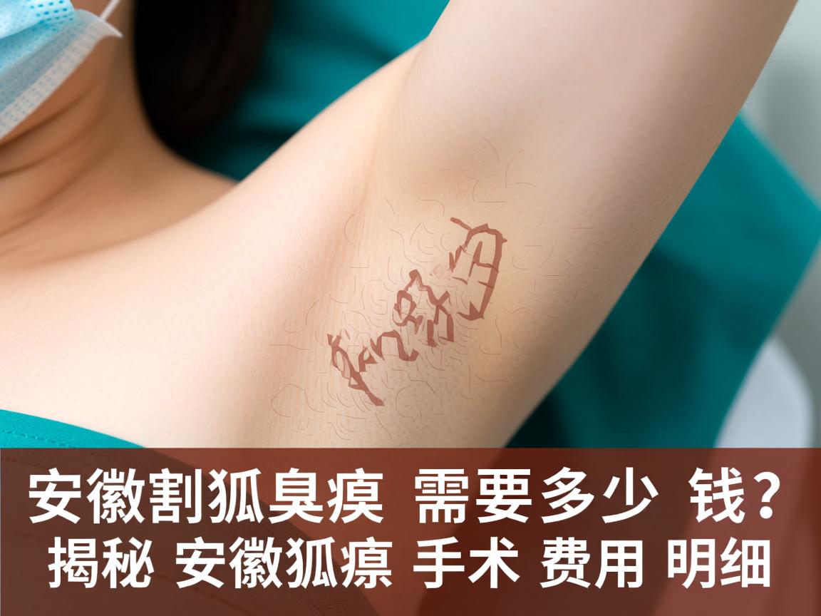 安徽割狐臭需要多少钱？揭秘安徽狐臭手术费用明细