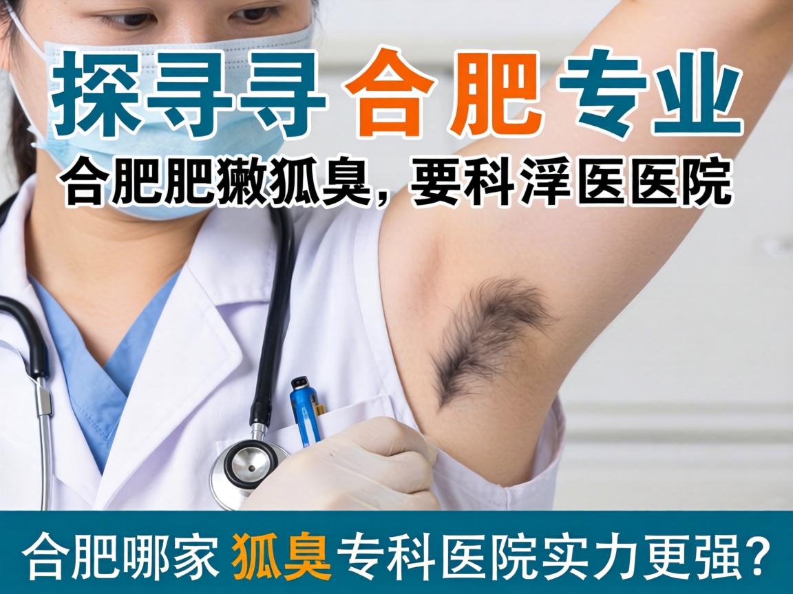 探寻合肥专业狐臭医院，合肥哪家狐臭专科医院实力更强？