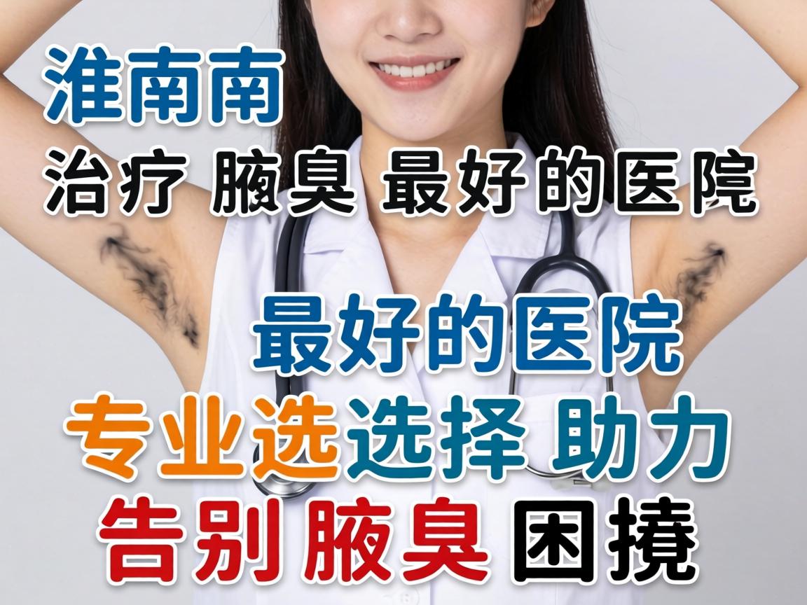 淮南治疗腋臭最好的医院，专业选择助力告别腋臭困扰