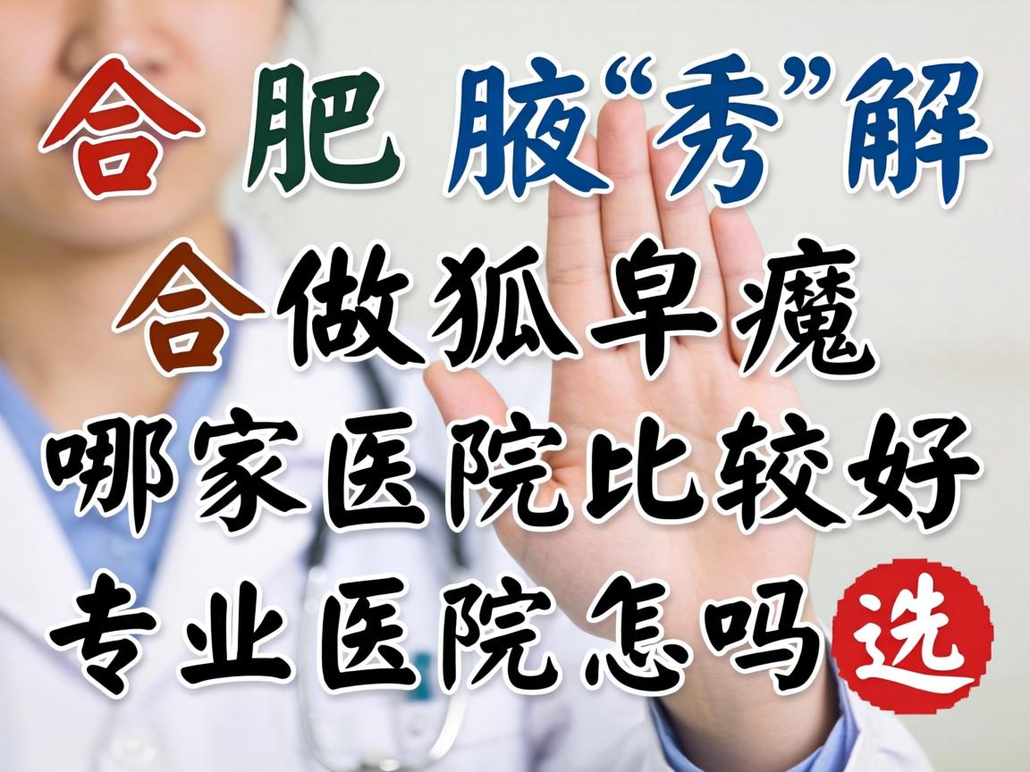 合肥腋秀解析，合肥做狐臭哪家医院比较好，专业医院怎么选