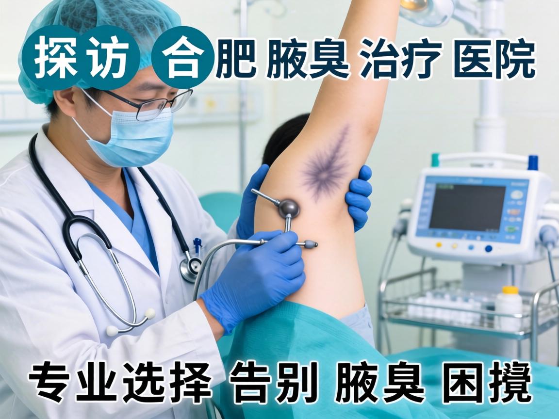 探访合肥腋臭治疗医院，专业选择告别腋臭困扰