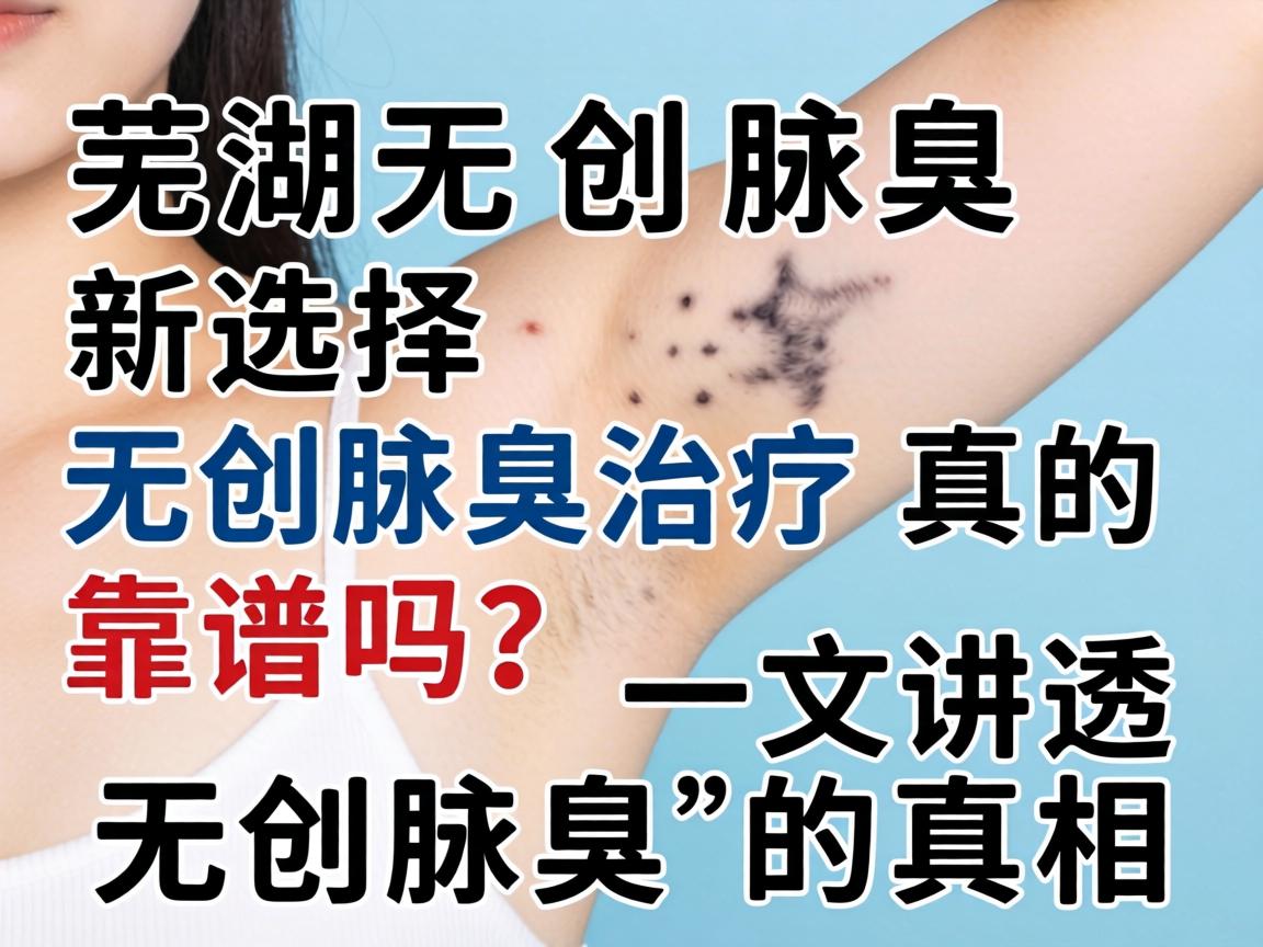 芜湖无创腋臭新选择，无创腋臭治疗真的靠谱吗？一文讲透无创腋臭的真相