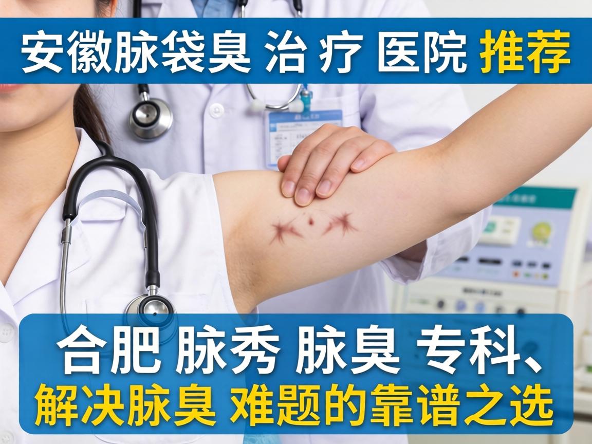 安徽腋臭治疗医院推荐，合肥腋秀腋臭专科，解决腋臭难题的靠谱之选
