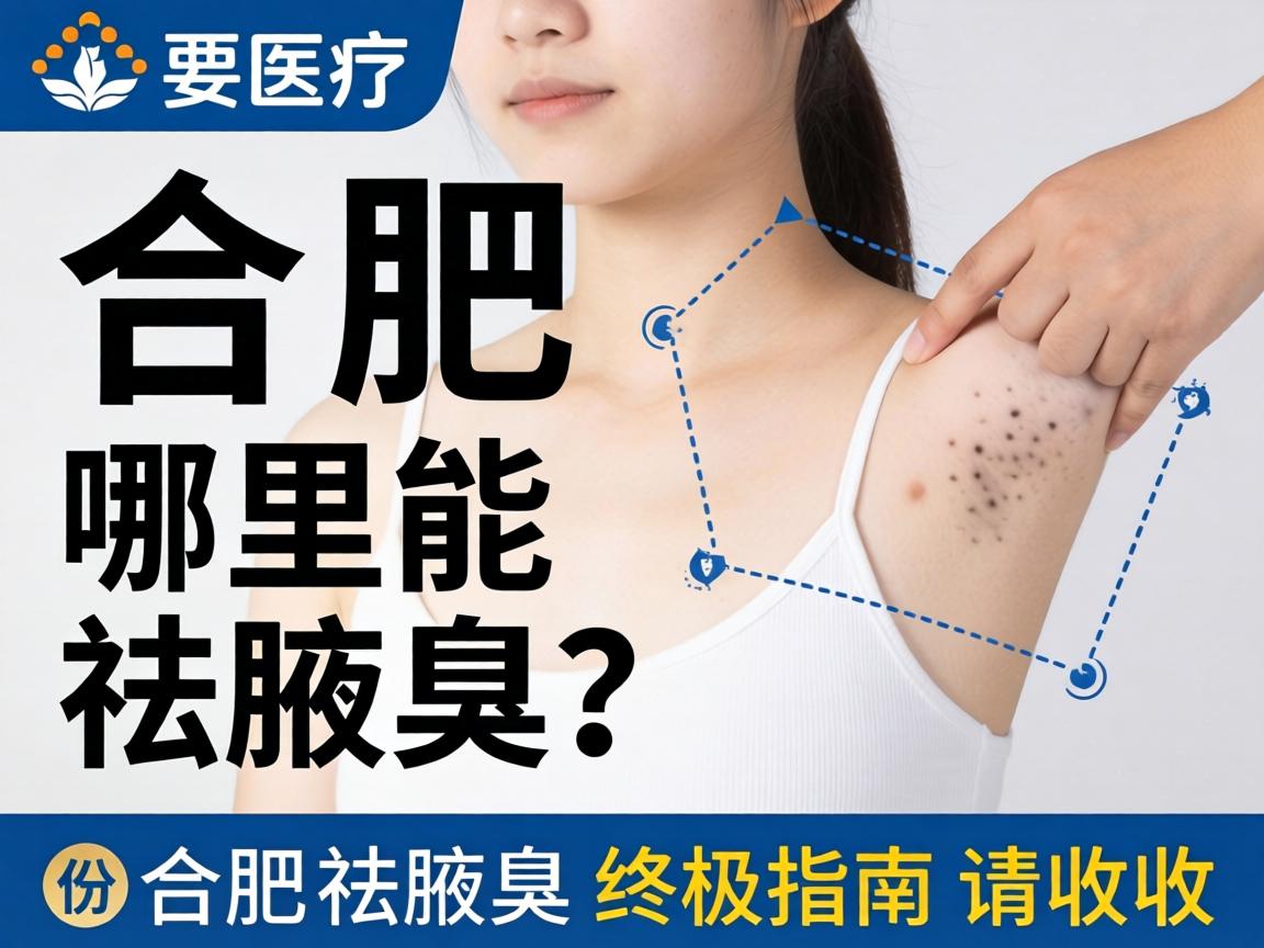 合肥哪里能祛腋臭？这份合肥祛腋臭终极指南请收好
