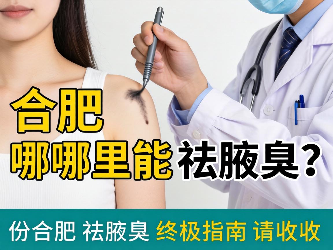 合肥哪里能祛腋臭？这份合肥祛腋臭终极指南请收好