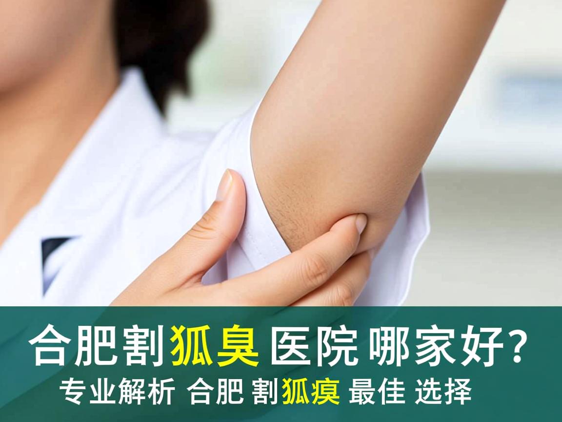 合肥割狐臭医院哪家好？专业解析合肥割狐臭最佳选择