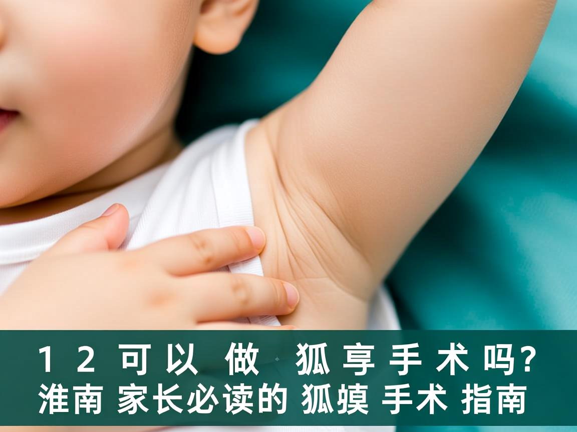 12岁可以做狐臭手术吗？淮南家长必读的狐臭手术指南