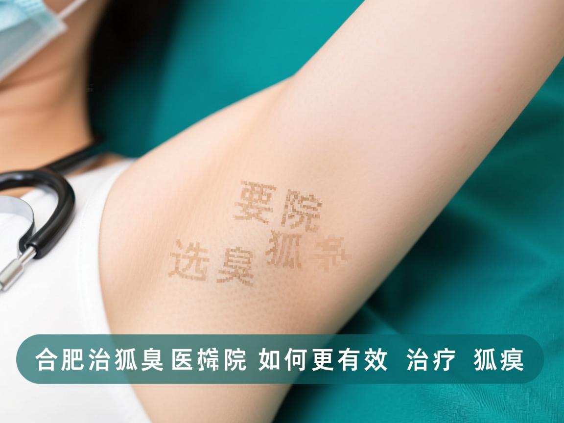 合肥治狐臭医院选择指南，如何更有效治疗狐臭