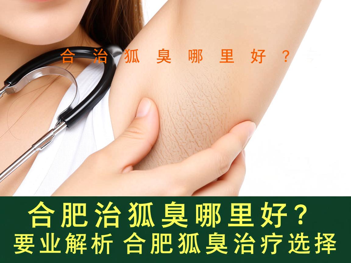 合肥治狐臭哪里好？专业解析合肥狐臭治疗选择