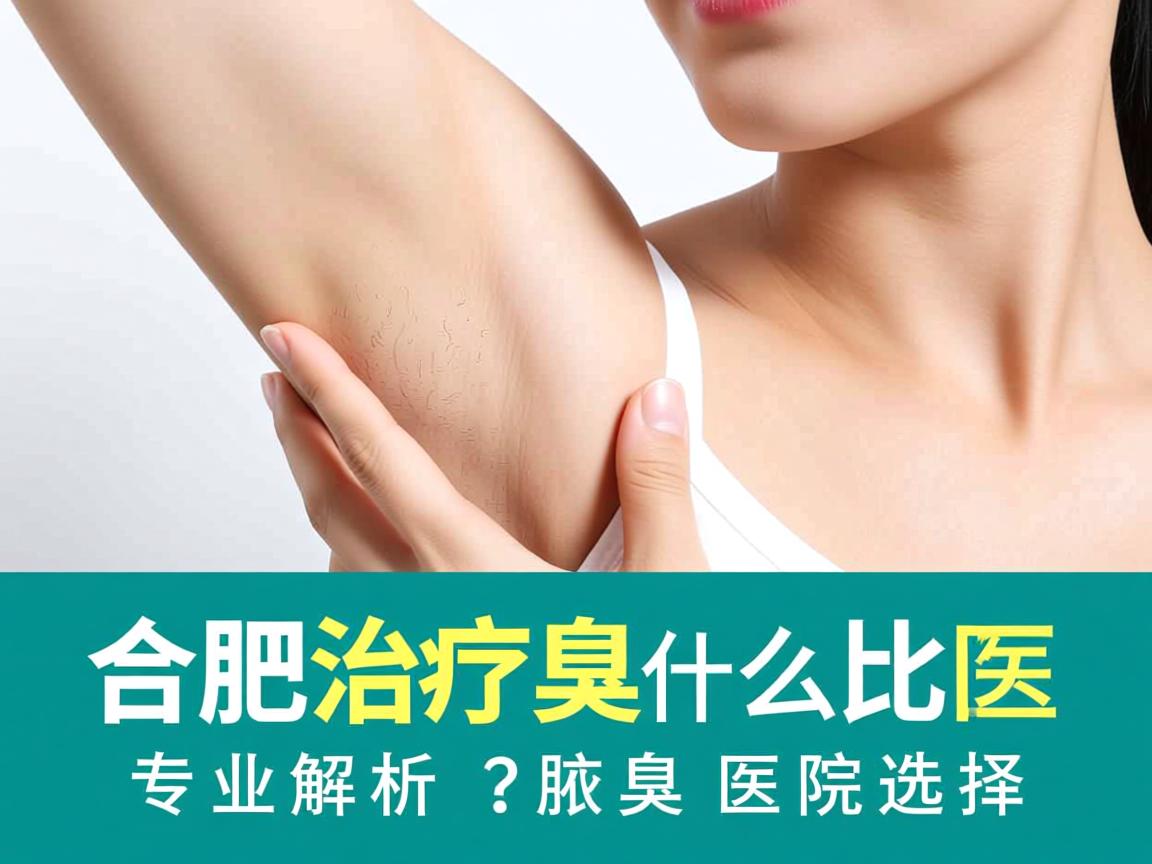合肥治疗腋臭什么医院比较好？专业解析腋臭医院选择