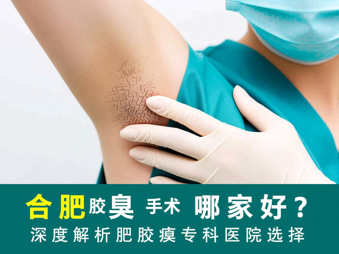 合肥腋臭手术哪家好？深度解析合肥腋臭专科医院选择