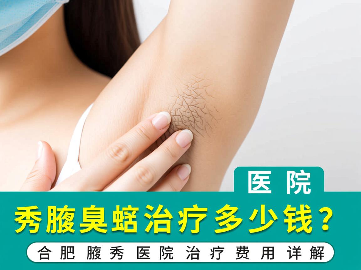 腋秀医院解析，腋臭治疗多少钱？合肥腋秀医院治疗费用详解