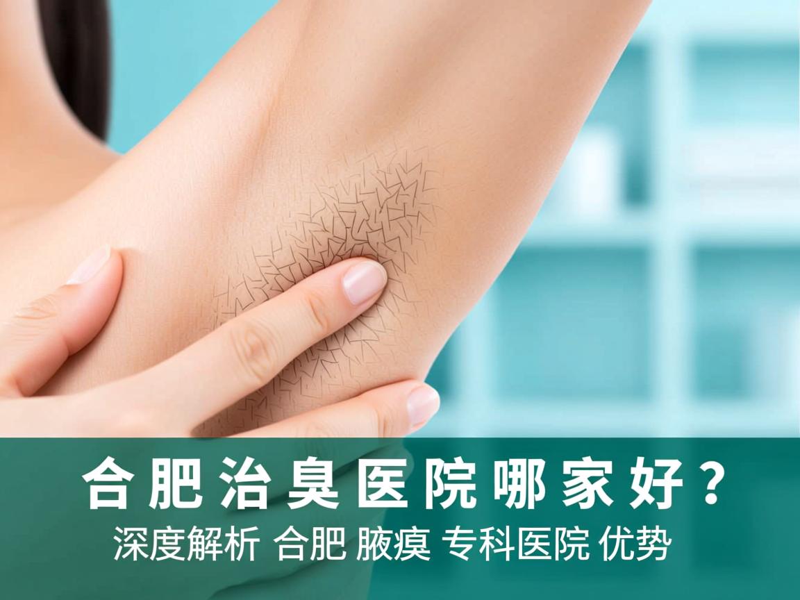 合肥治腋臭医院哪家好？深度解析合肥腋臭专科医院优势