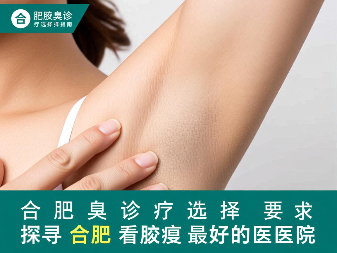 合肥腋臭诊疗选择指南，探寻合肥看腋臭最好的医院